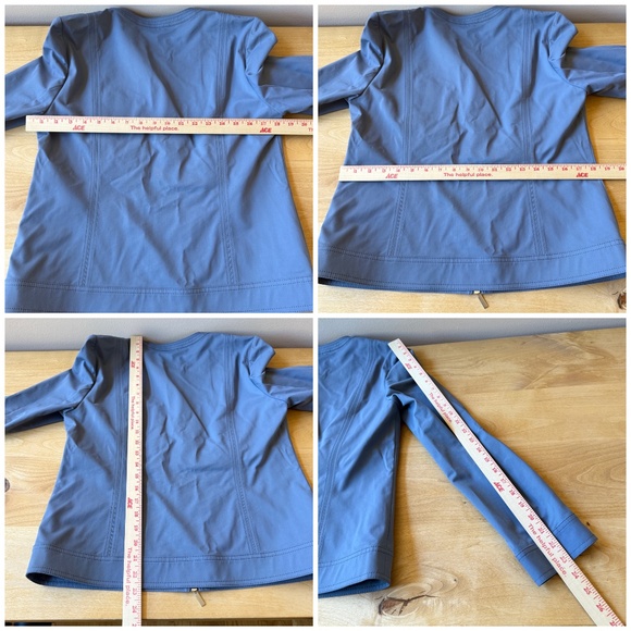 LAFAYETTE 148 NY JACKET FULL ZIP STRETCHY COTTON BLD MOTO ZIP POCKETS CHIC 8 - Picture 11 of 11